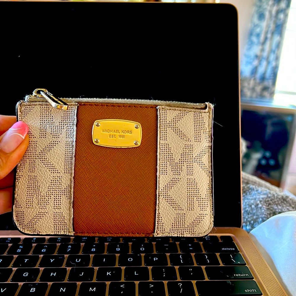 Small Logo Coin, identification wallet - Vanilla color